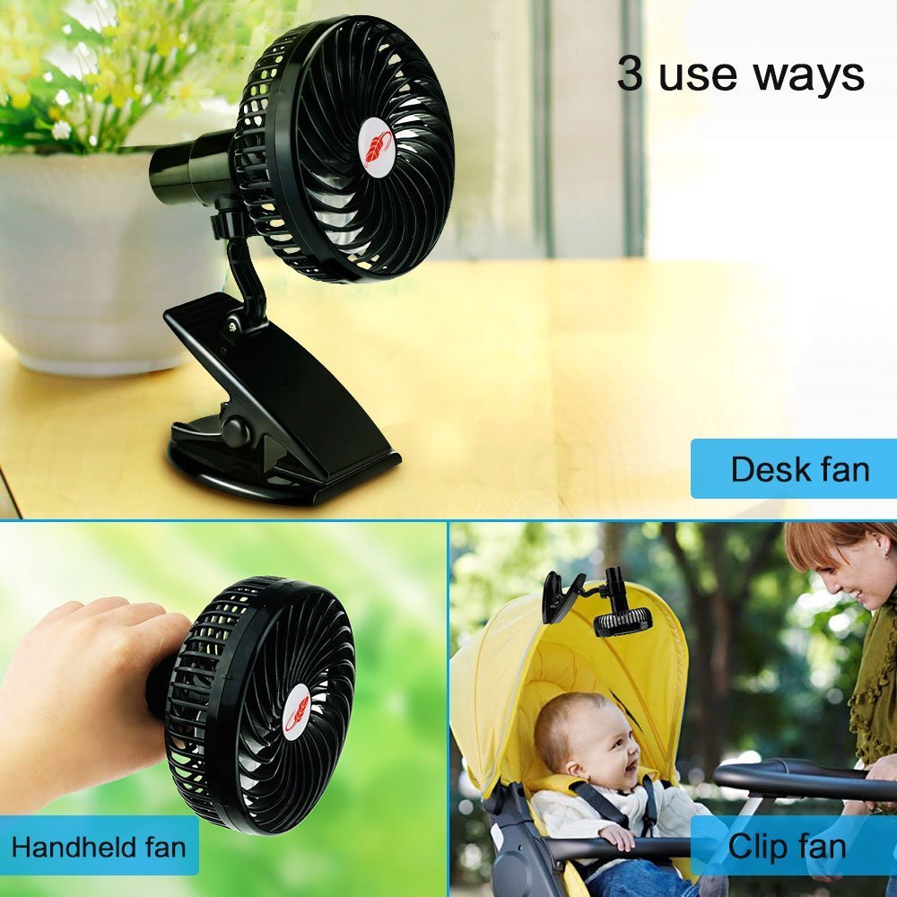 Rechargeable Baby Stroller Fans